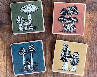 Art Magnets | Wooden Magnets | fridge magnet | mixed designs | nature