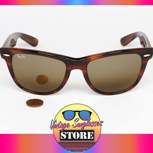 Ray Ban WAYFARER II Flash Mirror RB-50 Bausch & Lomb original vintage sunglasses made in U.S.A. 1992