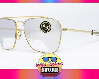 Ray Ban ECHELON Saber Pilot B&L 58 mm ULTRA-RARE original vintage sunglasses made in U.S.A. from the '70s