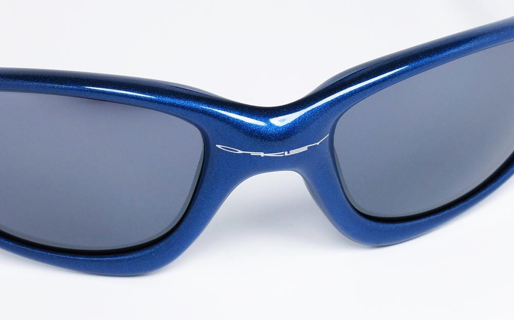 OAKLEY Straight Jacket METALLIC BLUE オリジナルヴィンテージ