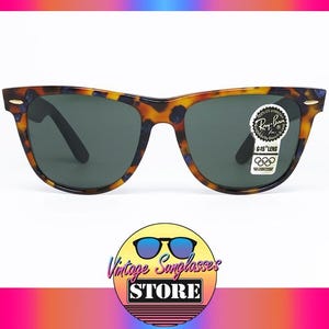 Ray Ban WAYFARER II Limited Deluxe G-15 RARE original vintage sunglasses made in U.S.A. B&L 1992