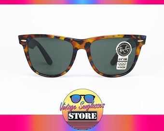Ray Ban WAYFARER II Limited Deluxe G-15 RARE original vintage sunglasses made in U.S.A. B&L 1992