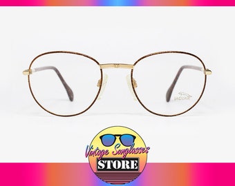 Jaguar 387-510 FMG E13 vintage eyeglasses made in Germany 1988