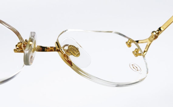 Cartier PORTOFINO 52mm RIMLESS original vintage e… - image 7