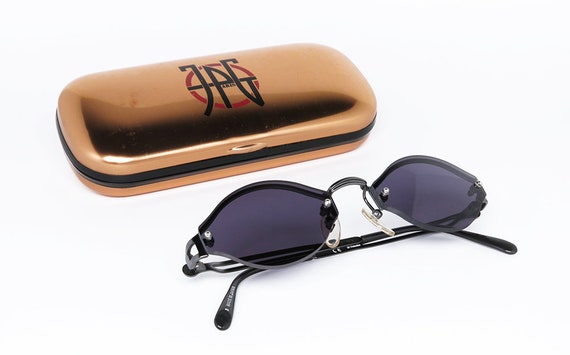 Jean Paul Gaultier 56-7111 RIMLESS Original Vintage Sunglasses