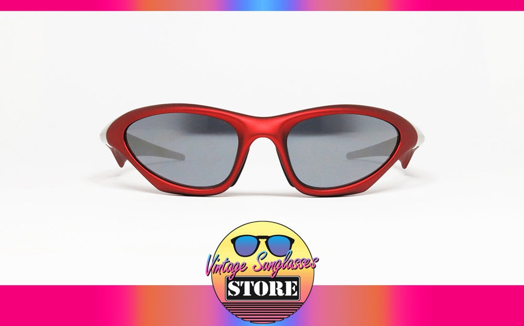 OAKLEY Scar FMJ Red Vintage SPORT Sunglasses Original Made OAKLEY Scar FMJ Red Vintage SPORT Sunglasses Original Made
