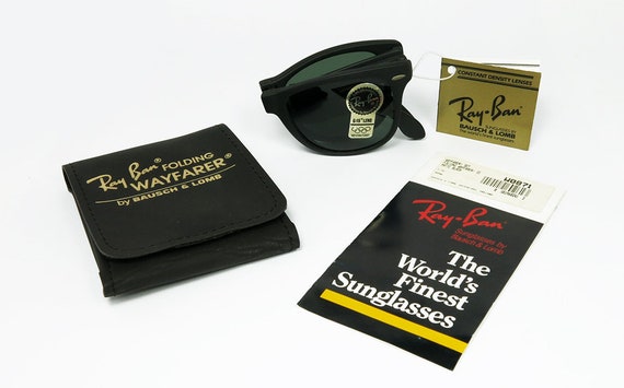 小物 B&L RAY-BAN WAYFARER FOLDING2 Ray Ban WAYFARER II Folding Bausch & Lomb BL Accessories Vintage