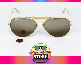 Ray Ban OUTDOORSMAN TGM Top Gradient Mirror 62 mm Bausch&Lomb original vintage sunglasses made in U.S.A. from the '90s