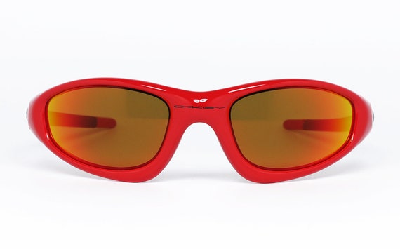 OAKLEY Straight Jacket CANNON Red-fire Iridium Mirror OAKLEY Straight Jacket CANNON Red-fire Iridium Mirror