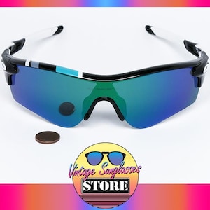 OAKLEY RadarLock Path OO9181-31 SAMPLE Jade Iridium original SPORT sunglasses made in U.S.A. 2014