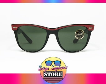 Ray Ban WAYFARER II Street Neat E.C.-B Bausch&Lomb BL vintage sunglasses made in U.S.A. 1992