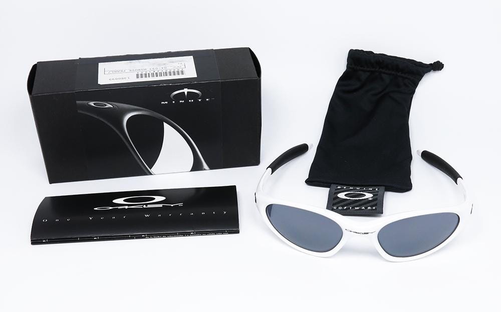 OAKLEY Minutes Blue×Black iridium 中古美品 廃盤モデル Oakley Minute 1.0 Code Blue/Black Iridium Sunglasses 2 Gen W