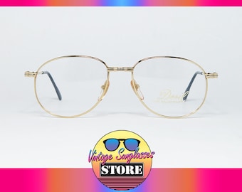 Desil ECLISSE-1 14 KT.R.G Rolled Gold vintage eyeglasses made in Italy from '80s