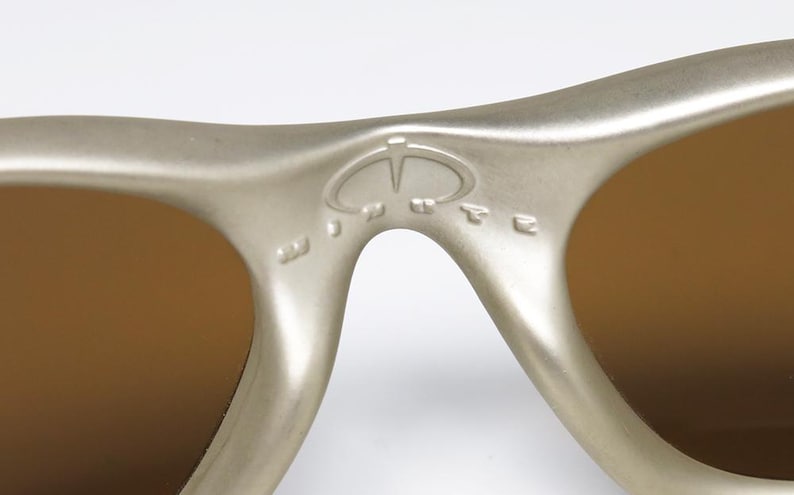 OAKLEY Minute Gen2 04-082 FMJ PLATINUM original vintage sunglasses fast made in U.S.A. 1998 image 9