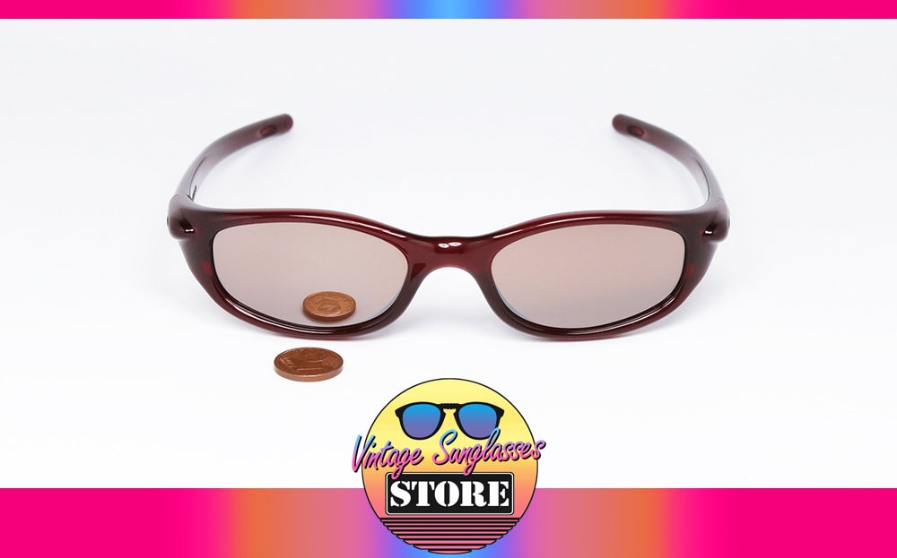 OAKLEY Four Crystal Red BRONZE MIRROR Original Vintage Sport Sunglasses Made in U.S.A. 2000 Etsy