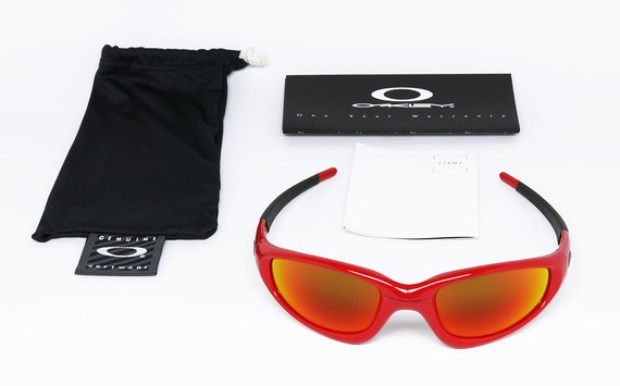 OAKLEY Straight Jacket CANNON Red-fire Iridium Mirror OAKLEY Straight Jacket CANNON Red-fire Iridium Mirror