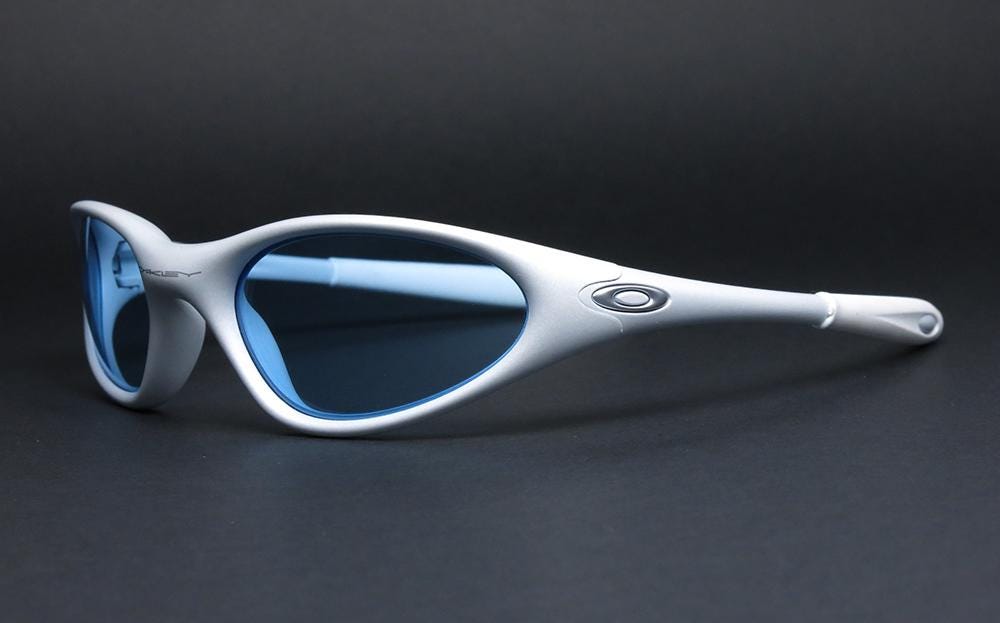 OAKLEY Minute PEARL BLUE Original Vintage Sport Sunglasses