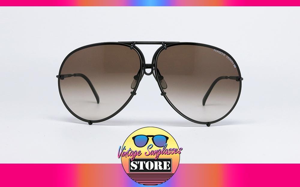 Lunettes De Soleil Homme Carrera Design Porsche Modèle 5621 - Monture Carrée Dorée, Occasion