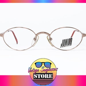 Junior Gaultier 57-3171 Pink Gold original vintage eyeglasses made in Japan 1990