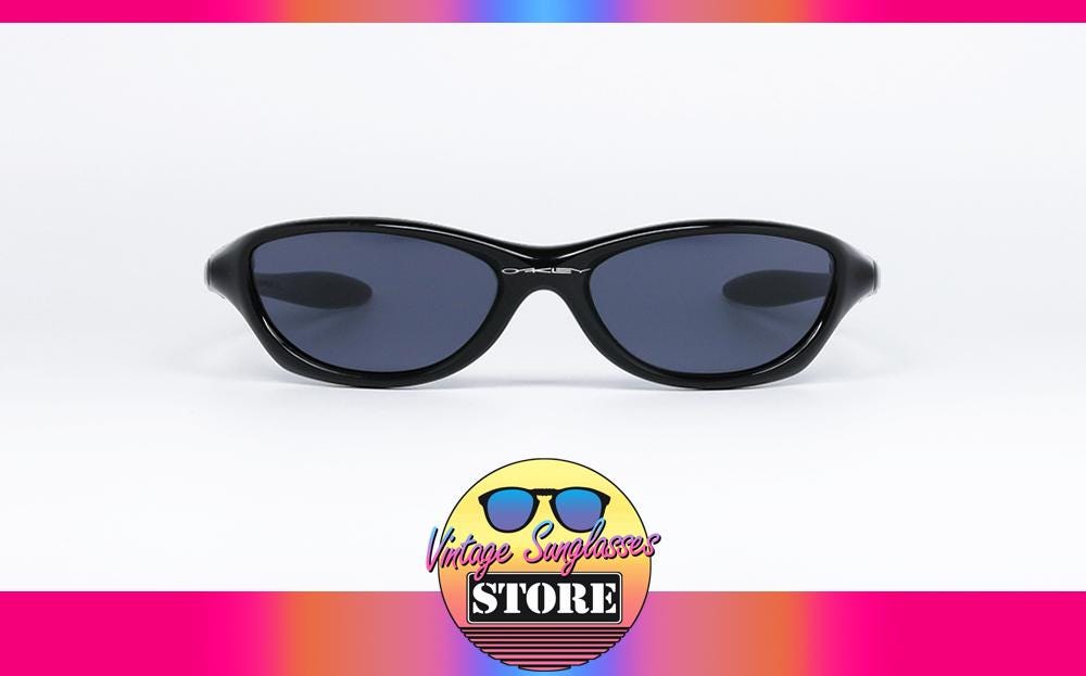 OAKLEY Fate BLACK original vintage SPORT sunglasses made in U.S.A. 2000