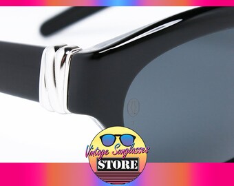 Cartier T8200325 NOIR original vintage sunglasses made in Paris-France from '90s