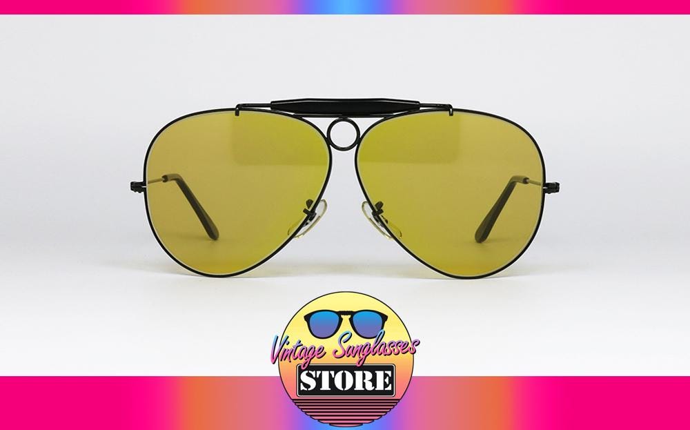 Ray Ban Shooter Yellow - Etsy