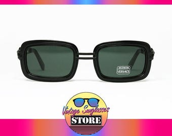 Gafas de sol vintage originales Gianni Versace S27 col. 852, fabricadas en Italia en 1993