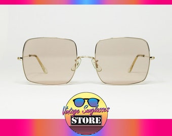 Gafas de sol vintage raras Ray Ban GRANDES CUADRADAS 54 mm Bausch & Lomb originales fabricadas en EE. UU. de los años 60