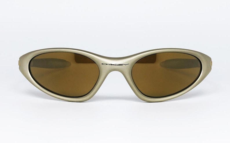 OAKLEY Minute Gen2 04-082 FMJ PLATINUM original vintage sunglasses fast made in U.S.A. 1998 image 3