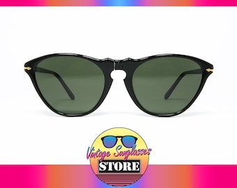 Persol RATTI 201 col. 95 GOLD PLATED vintage sunglasses made in Italy 1990