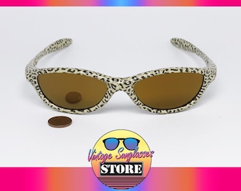 OAKLEY Fate CHEETAH 03-755 original vintage SPORT sunglasses made in U.S.A. 2000
