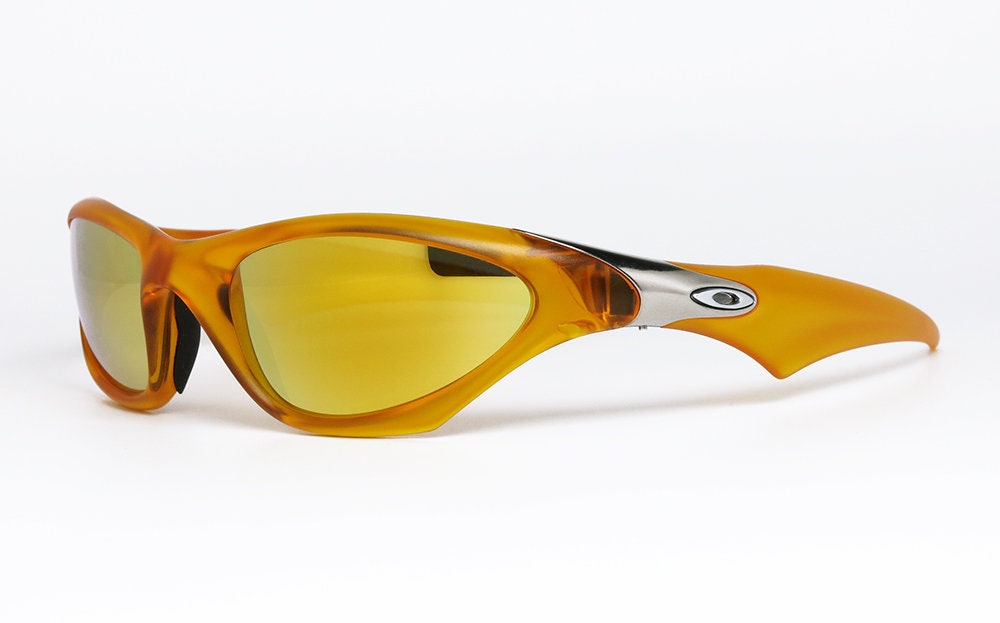 OAKLEY Scar Butterscotch 24K Gold Iridium Mirror Vintage OAKLEY Scar Butterscotch 24K Gold Iridium Mirror Vintage