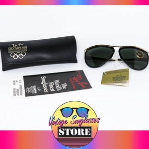 Ray Ban OLYMPIAN AVIATOR W0549 G-15 Bausch & Lomb original vintage sunglasses made in U.S.A. 1990