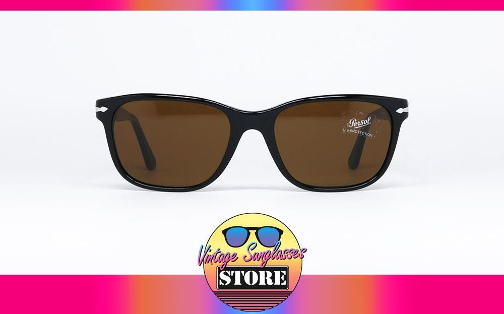 Oryginalne okulary przeciwsłoneczne vintage Persol Italy by RATTI 2504-S kol. 95, wyprodukowane w Turynie we Włoszech w 1993 r.