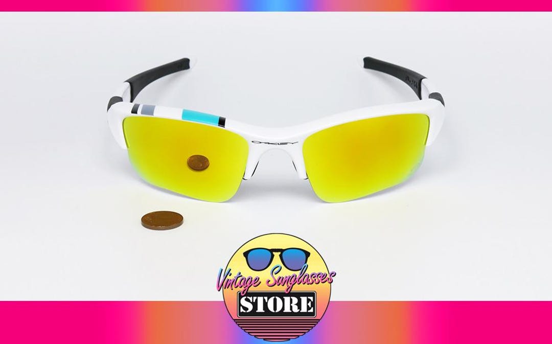 OAKLEY Flak Jacket XLJ 26-264 SAMPLE Fire Iridium Mirror Original