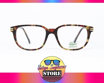 Lacoste 755 FL col. 9409 original vintage eyeglasses made in France from the '90s