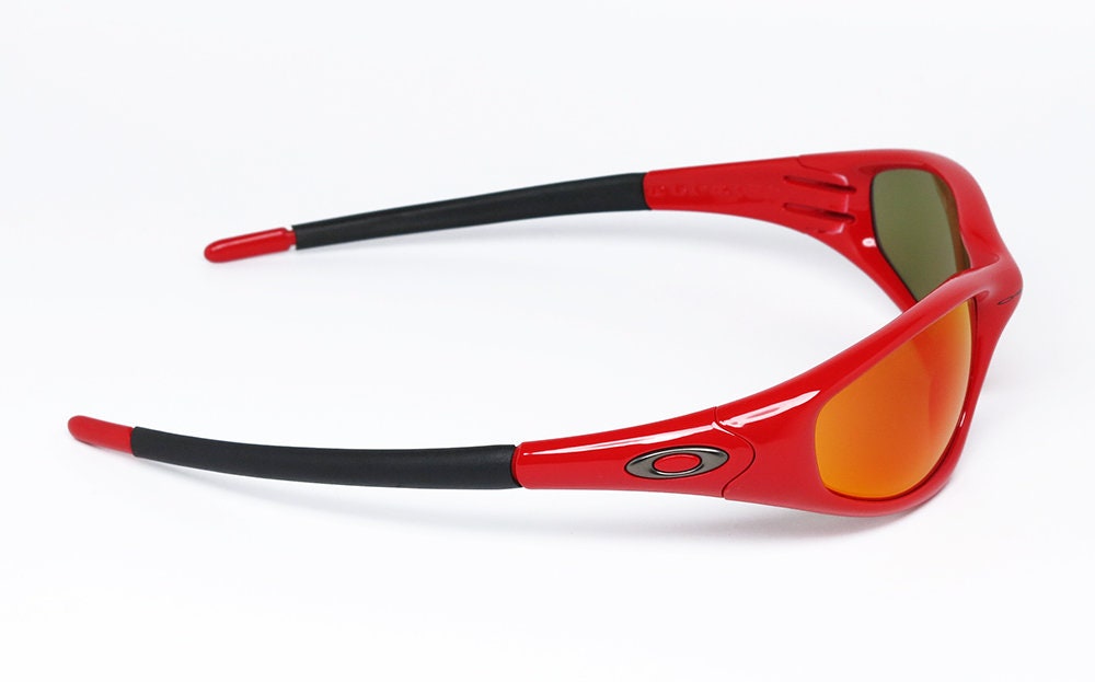 OAKLEY Straight Jacket CANNON Red-fire Iridium Mirror OAKLEY Straight Jacket CANNON Red-fire Iridium Mirror