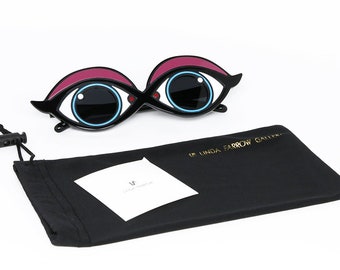 Linda Farrow YAZBUKEY YAZ/5/1 POLARIZED Original Sunglasses Made