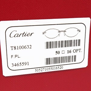 Cartier T8100632 GEMSTONES 90年代 パリ・フランス製 リムレス オリジナル ヴィンテージ サングラス 画像 9