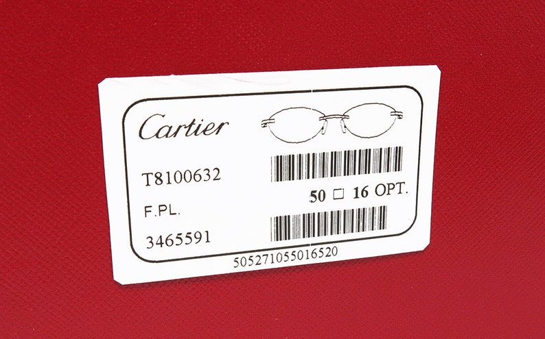 Cartier T8100632 GEMSTONES 90年代 パリ・フランス製 リムレス オリジナル ヴィンテージ サングラス 画像 9