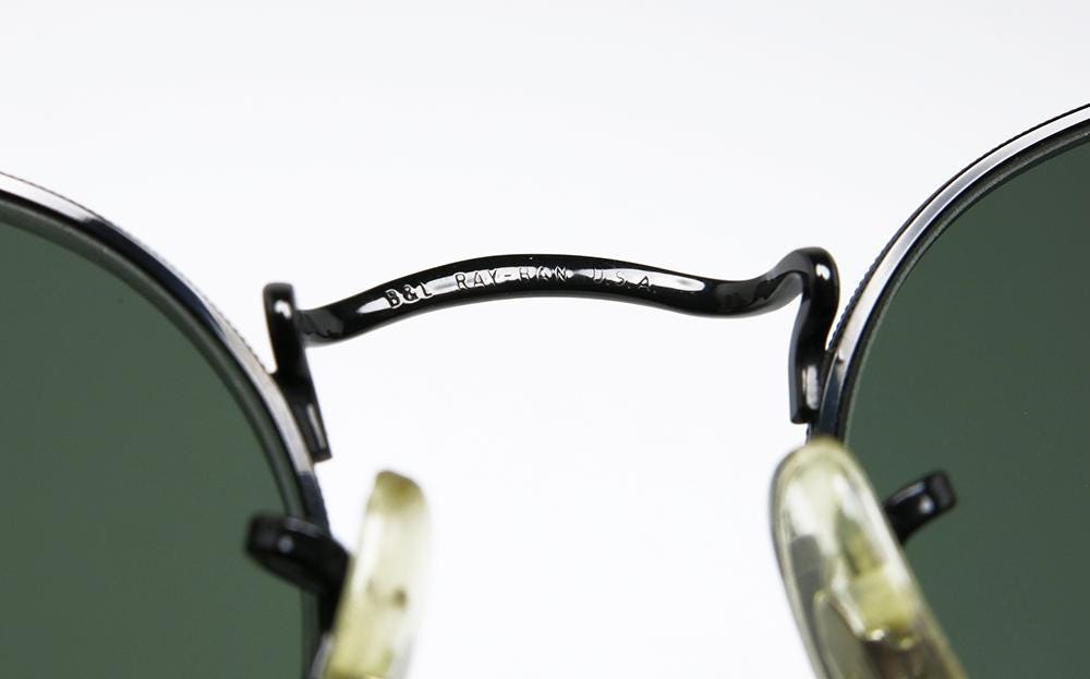 Ray Ban W0604 ROUND METAL Bausch & Lomb Original Vintage