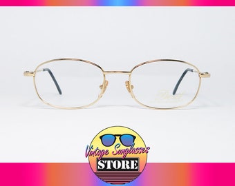 Desil BRISTOL-2 14 Kt ROLLED GOLD vintage eyeglasses made in Italy from '80s