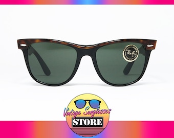 Ray Ban WAYFARER II Street Neat T-B Bausch&Lomb BL vintage sunglasses made in U.S.A. 1992