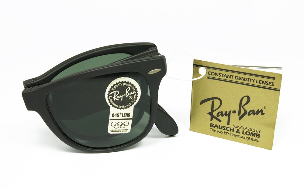 Ray Ban WAYFARER II Folding Bausch & Lomb BL Accessories Vintage