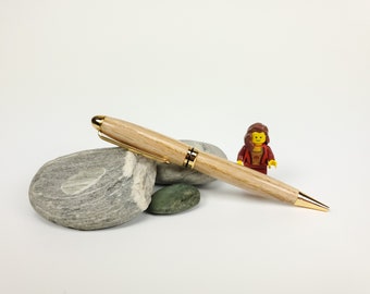 Wood pen, 24k gold plated | wooden pen | handmade pen | designer pen | stylish pen | classy pen