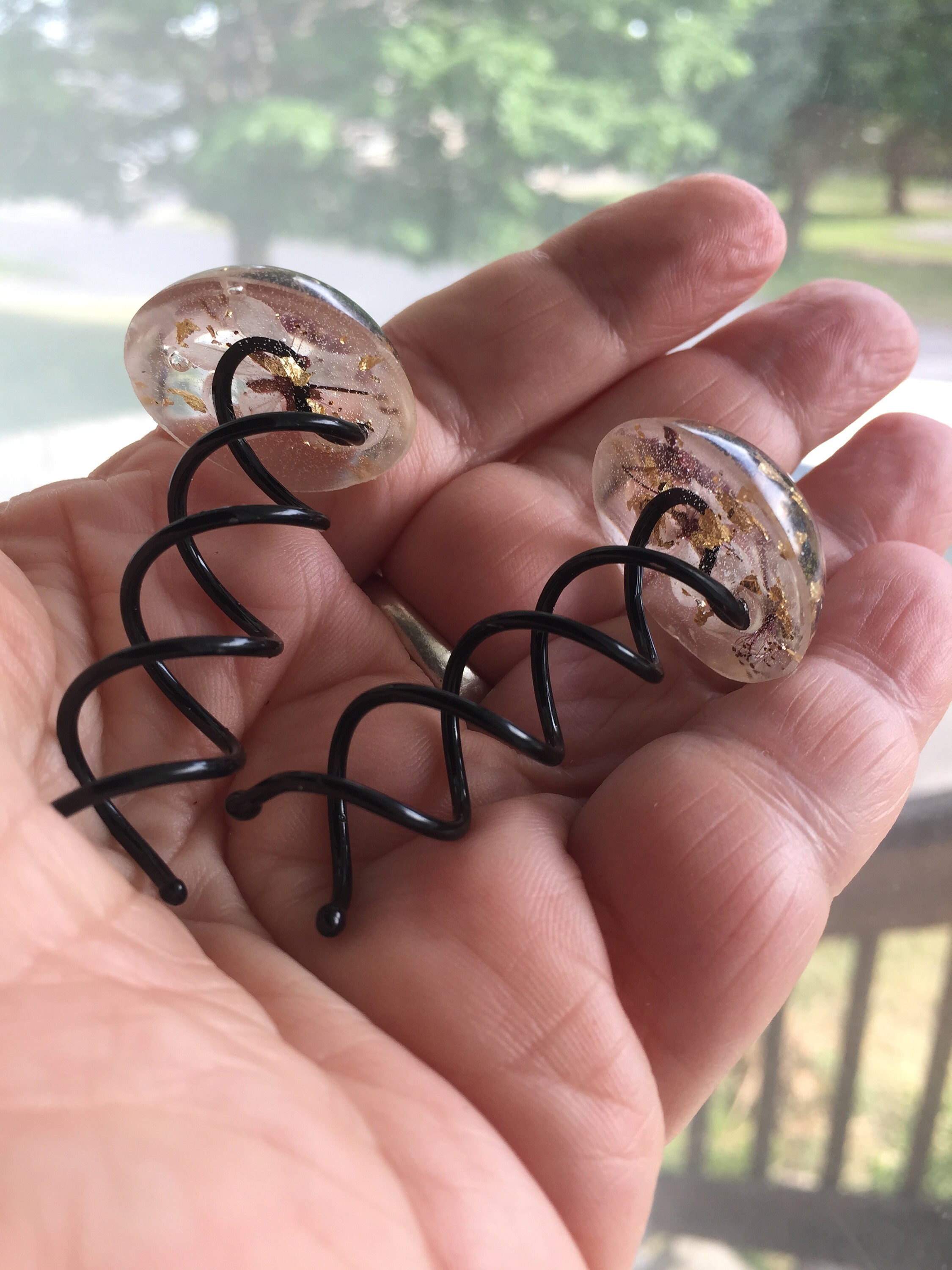 Hair Spin Pins 2pc Hair Screws Hair Barrettes Hair Clips Etsy UK