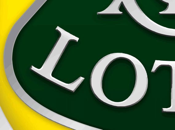 Lotus Car Logo Emblem Vector Vectorized Print Ultra High Etsy