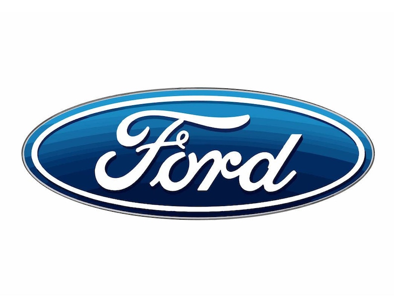 Ford oval blue logo emblem vector vectorized print ultra high Etsy