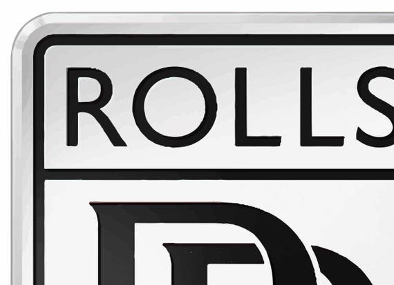 Rolls Royce Rr Car Logo Emblem Vector Vectorized Print Ultra Etsy