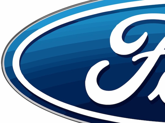 Ford Oval Blue Logo Emblem Vector Vectorized Print Ultra High Etsy